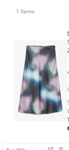 This is for the charity shop isn’t it? Unstylable skirt!