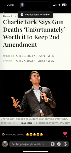 Charlie Kirk dead