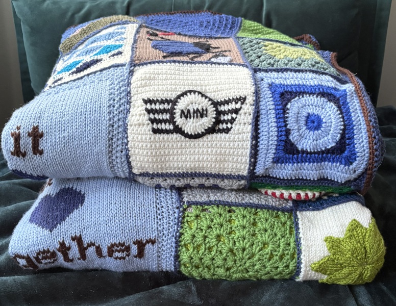 Woolly Hugs. Desperately sad news we are afraid. Making a Blanket for lovely Swashbuckled whose son has tragically died.