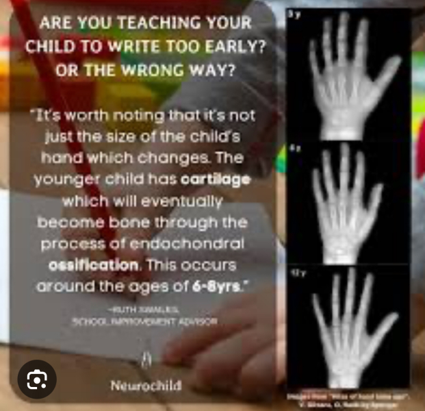 Child's handwriting is not improving