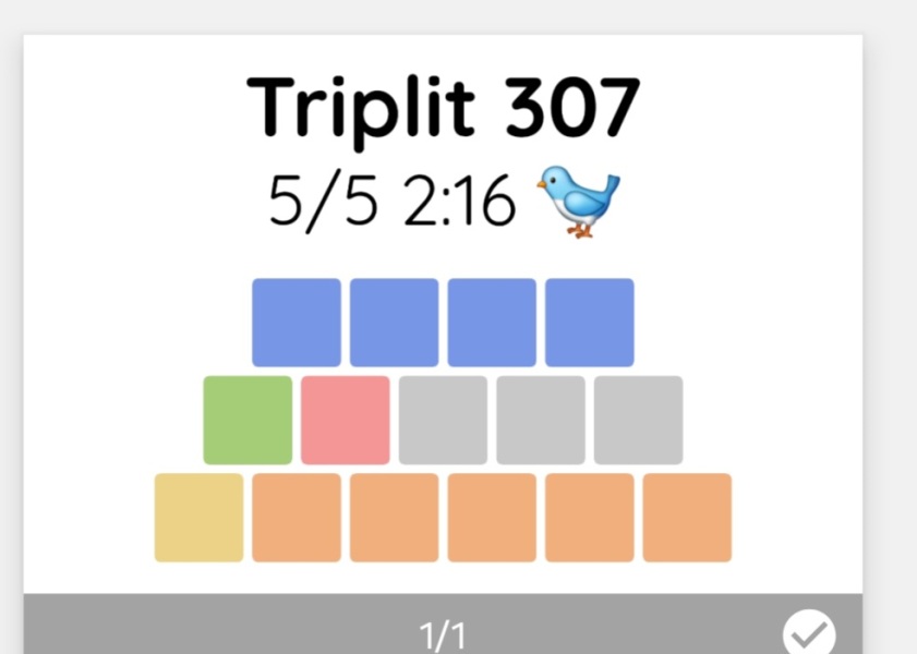 Yet another new word game - let me introduce you to Triplit!