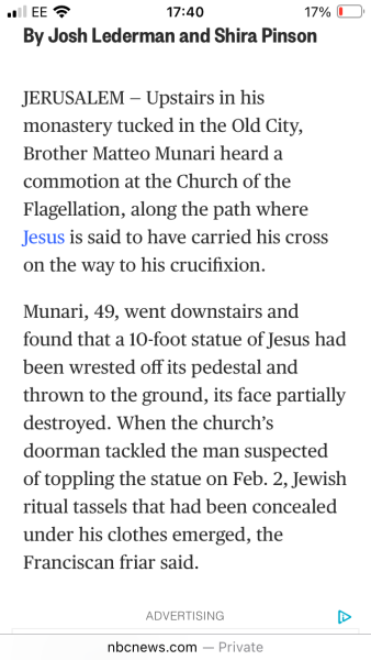 Christian town in west bank attacked and burned