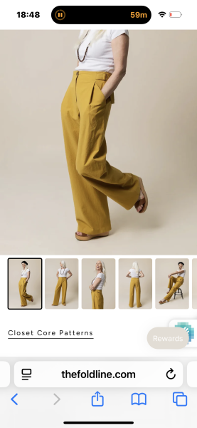 Dressmaking - best fabric for these trousers
