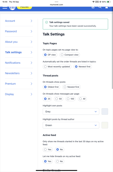 The Bluestocking - the one where the nights start to draw in
