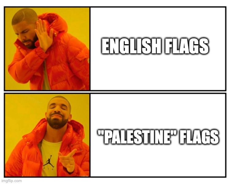 The council should be taking down England flags in public places?
