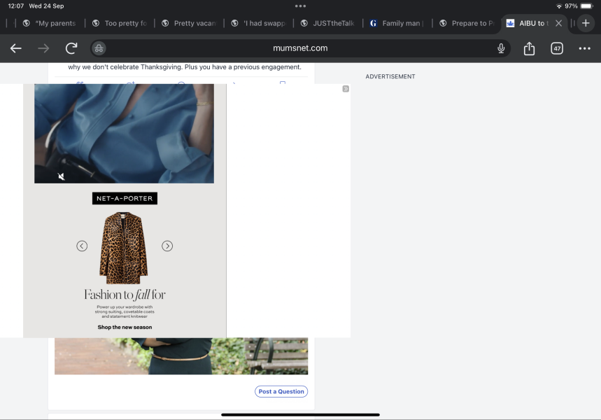 How do I get rid of video ads taking over the whole screen?