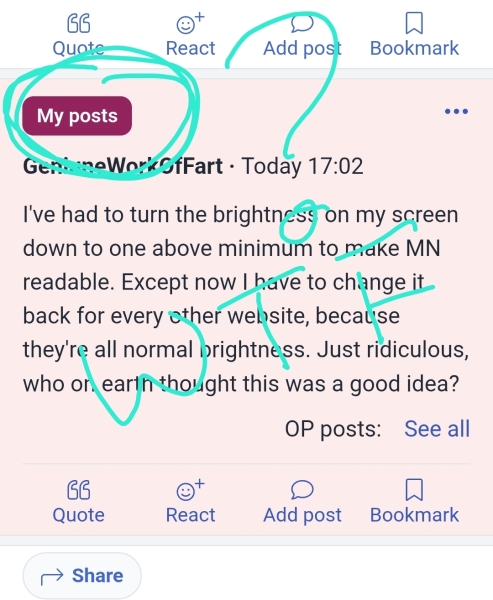 Why has MN changed colour?