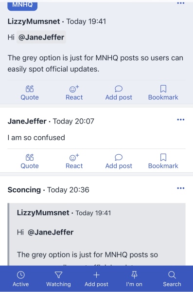 Why has MN changed colour?