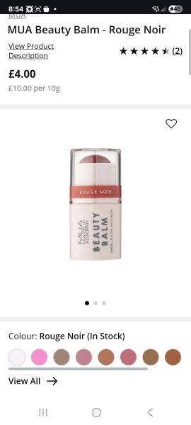 Liquid blush - not glittery!