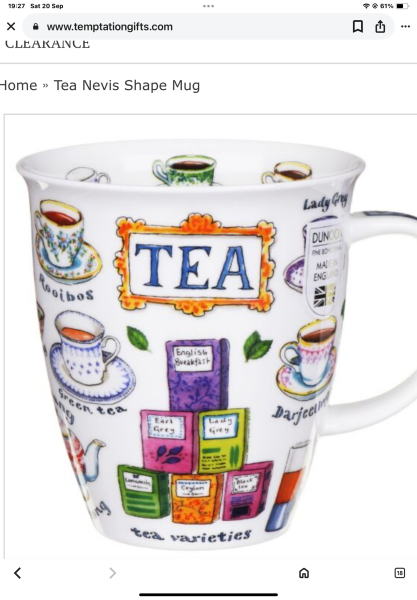 To ask a picture of your favourite mug for tea?