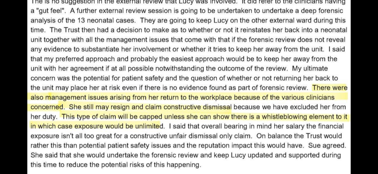 Lucy Letby - have you changed your mind thread 4