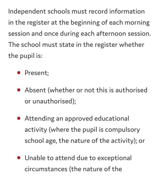 Private school refusing to authorise leave
