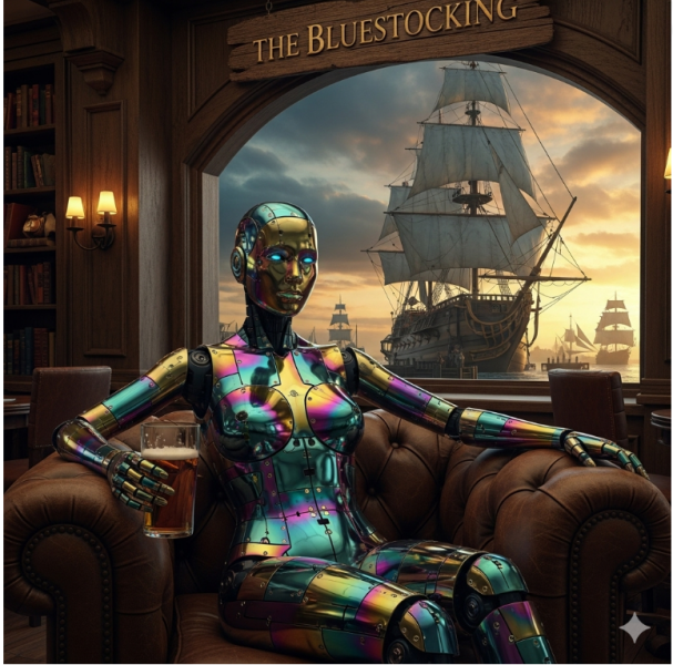 The Autumn Bluestocking - mist, mellow fruitfulness and hot chocolate!