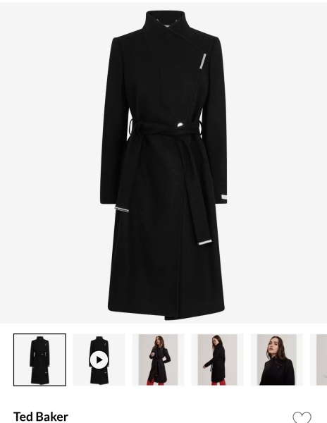 Ted baker wool coat
