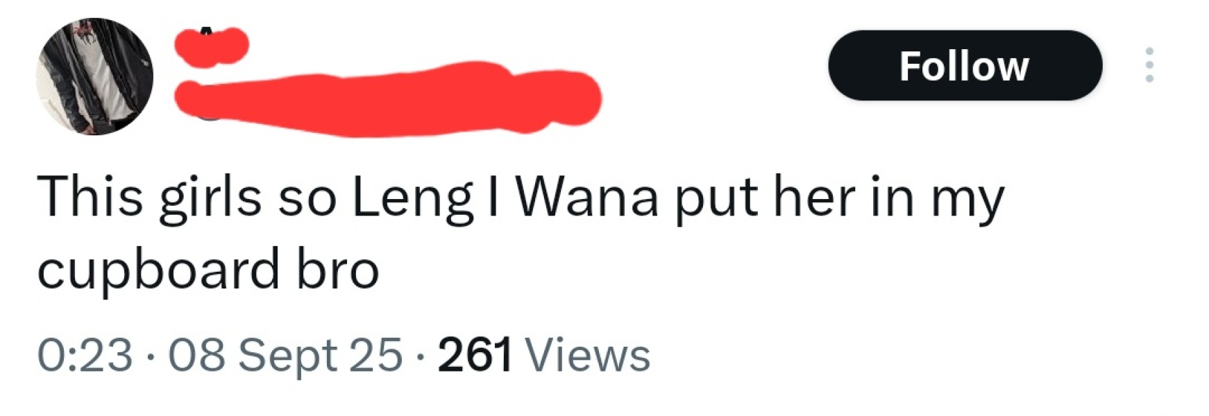 To be surprised that men are able to publicly post like this?