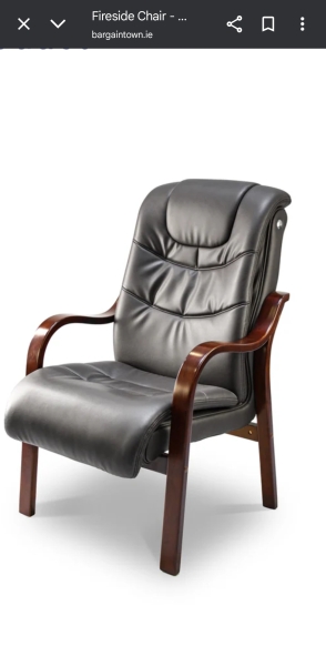 Cover for fireside chair.