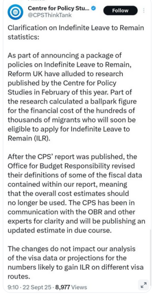 Reform plans to scrap indefinite leave to remain for migrants