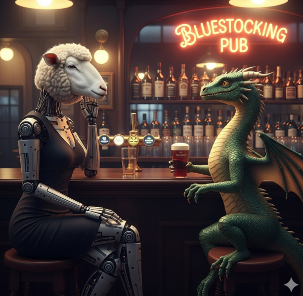 The Autumn Bluestocking - mist, mellow fruitfulness and hot chocolate!