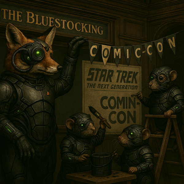 The Autumn Bluestocking - mist, mellow fruitfulness and hot chocolate!