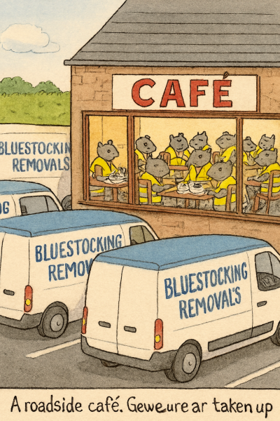 The Bluestocking - the one where the nights start to draw in