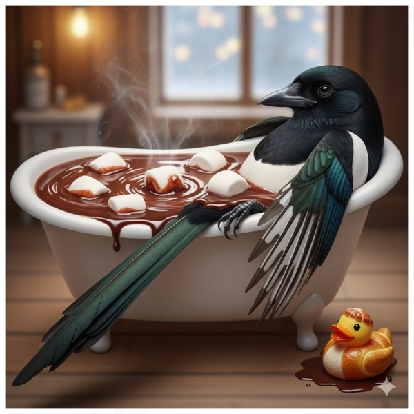 The Autumn Bluestocking - mist, mellow fruitfulness and hot chocolate!