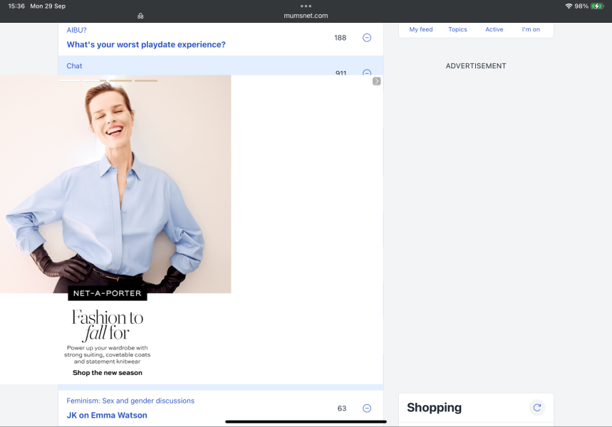 How do I get rid of video ads taking over the whole screen?