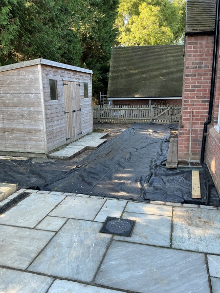 The potting shed: sheltering from the rain and musing about the garden