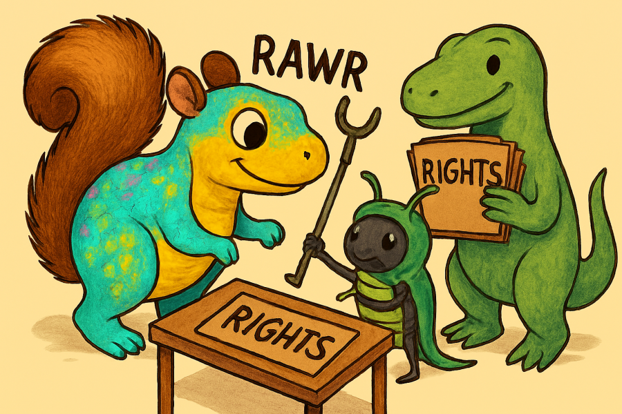 Rights hoarding dinosaurs, get ready for attack!