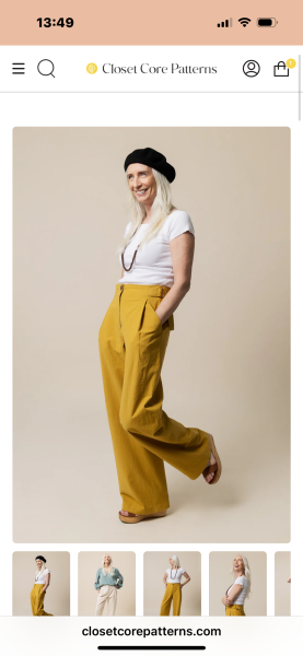 Dressmaking - best fabric for these trousers