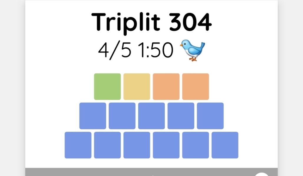 Yet another new word game - let me introduce you to Triplit!