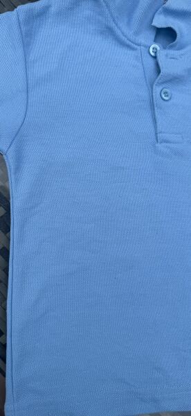 Tomato stain on washed polo