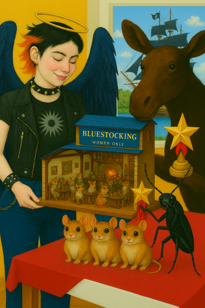 The Autumn Bluestocking - mist, mellow fruitfulness and hot chocolate!