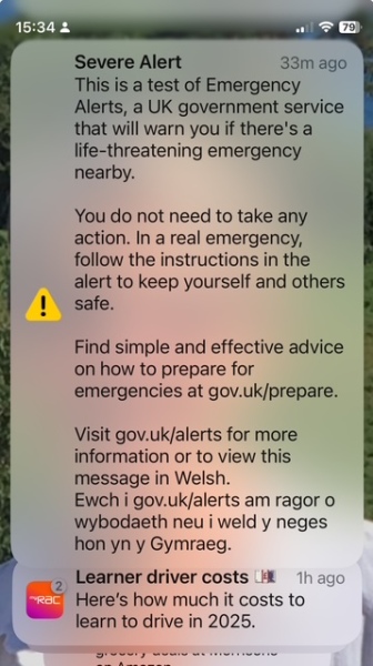 Emergency alert