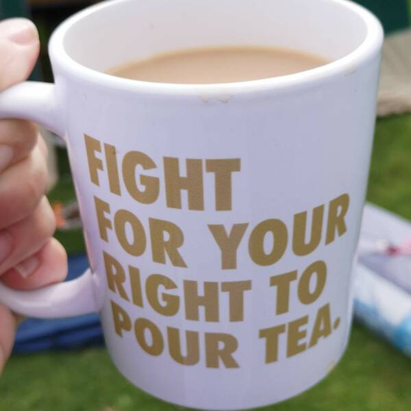 To ask a picture of your favourite mug for tea?