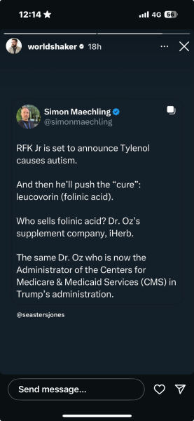 Trump and paracetamol. Why?