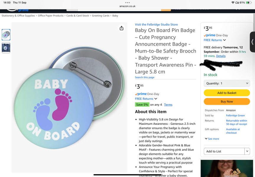 Not offering seats for pregnant women