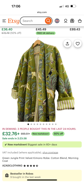 I need a dressing gown that doesn't look like a dressing gown