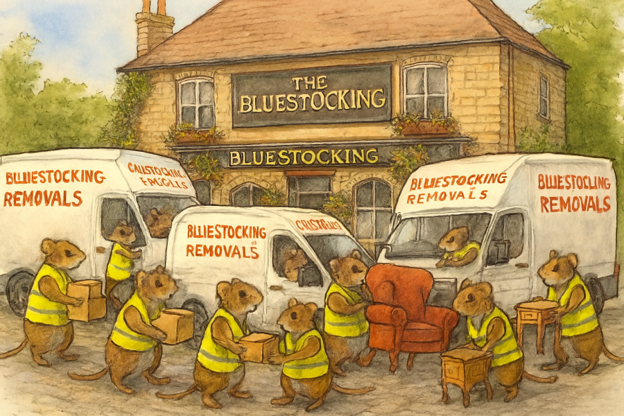 The Bluestocking, where Maud reigns supreme...