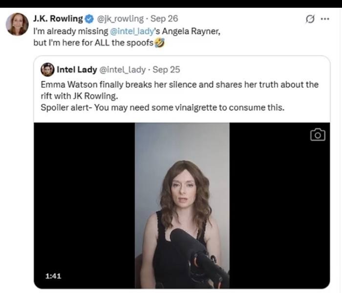 Well, hello Emma Watson