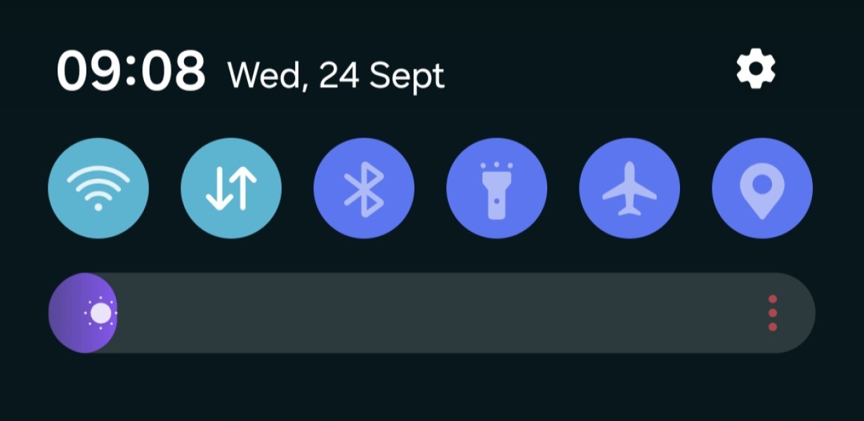 Blue is still too bright!