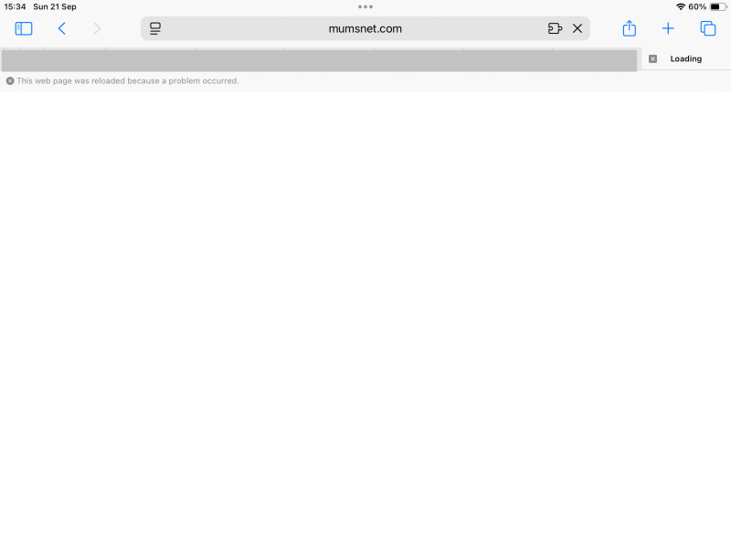 Website completely unusable again