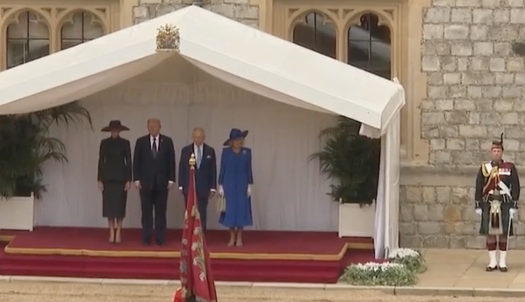 Anyone else watching Trumps visit?