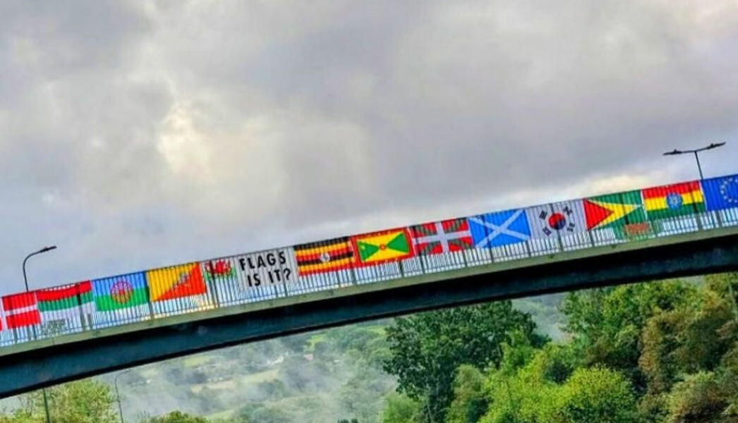 I took down some flags and DH wasn’t happy