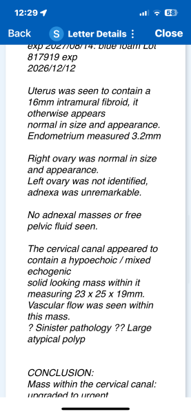 Cervical mass