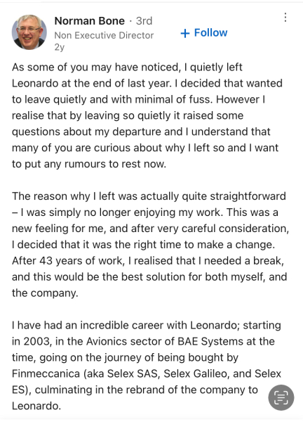 Kelly v Leonardo Employment Tribunal 29th September 10am