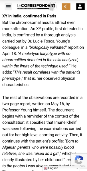 Does Imane Khelif even have a DSD?