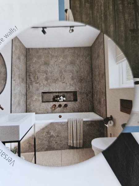 Wet wall panelling end trims.