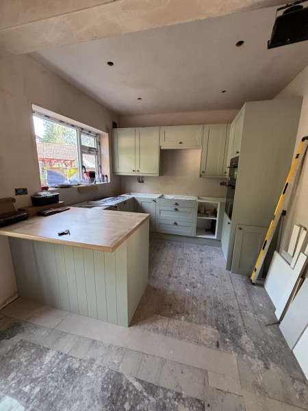 Dulux paint for kitchen with sage green units