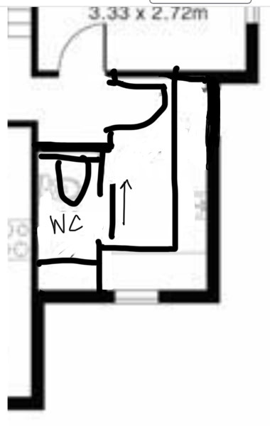 Can this space be a toilet utility ?