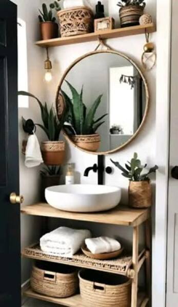 What to put on downstairs toilet shelf?